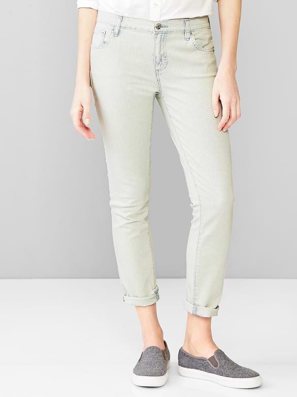 1969 railroad stripe girlfriend jeans
