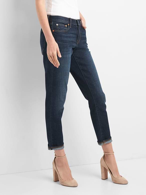 Mid Rise Best Girlfriend Jeans