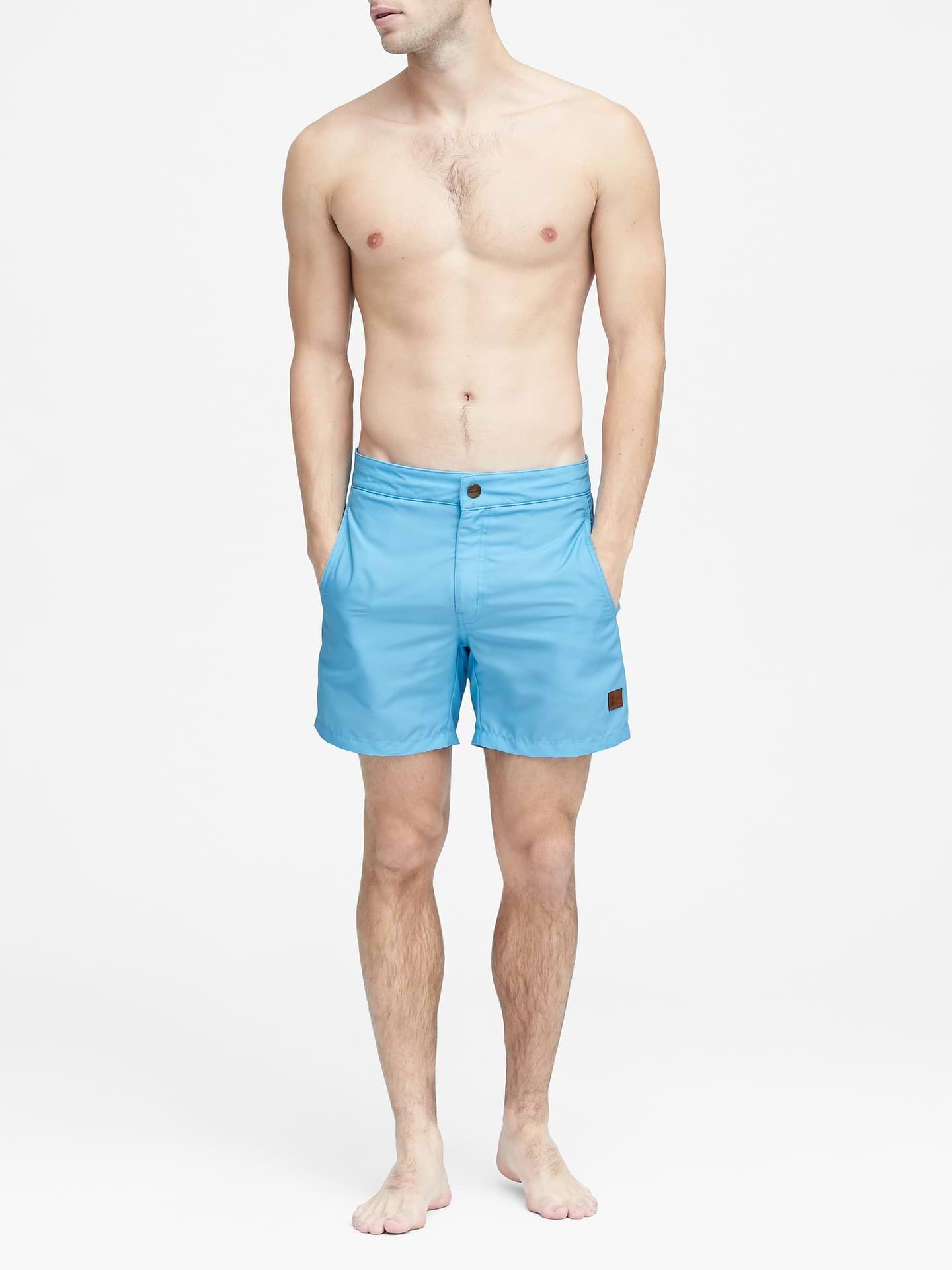 Image number 2 showing, Solid Swim Short by retromarine