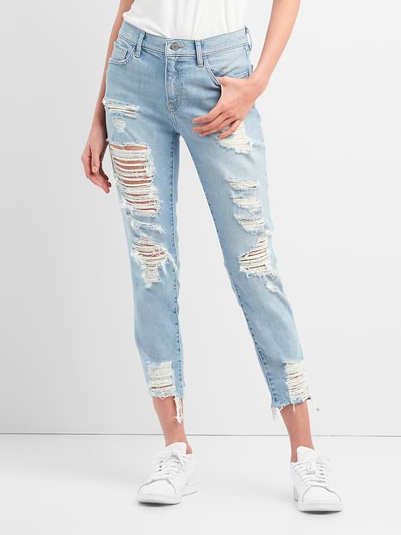 Mid Rise Best Girlfriend Jeans