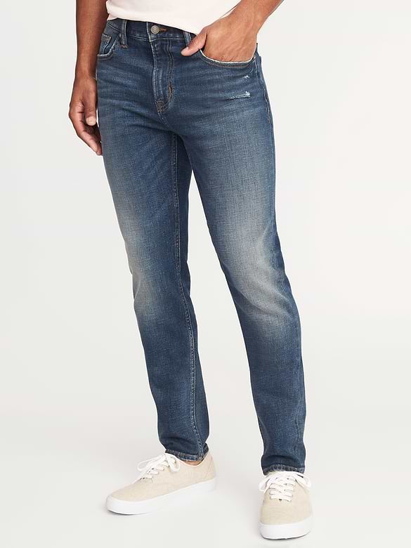 Relaxed Slim Taper Built-In Flex Jeans