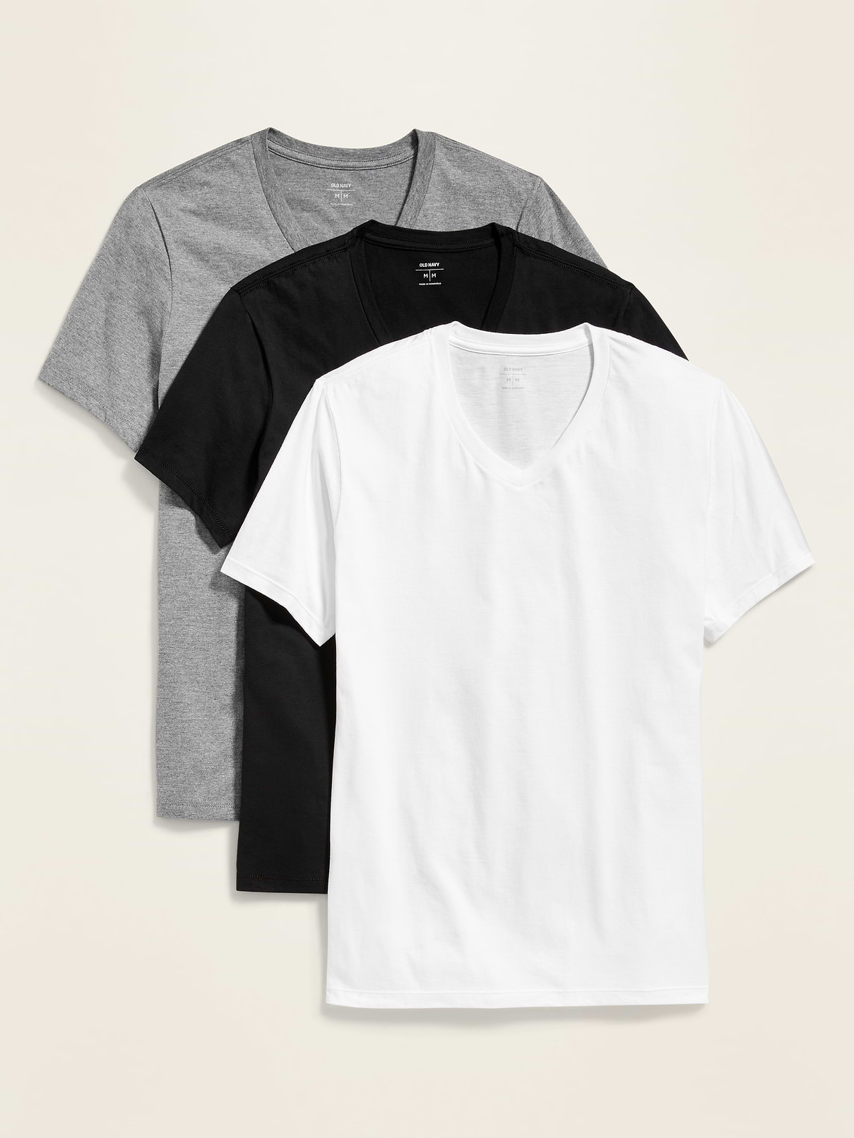 Image number 1 showing, Go-Dry V-Neck T-Shirt 3-Pack