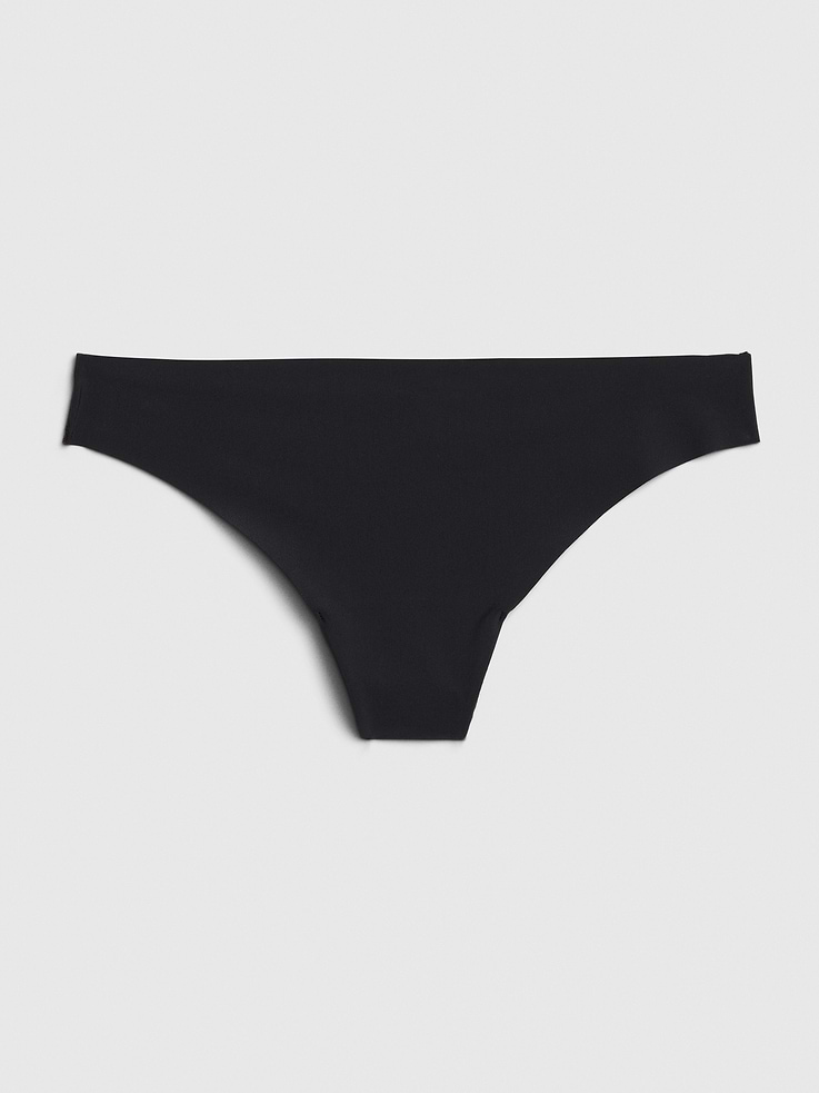 Image 1 of 1, Our barely-there, super light microfiber intimates that wear like a second skin., Soft microfiber thong., Seamless with no stitching or elastic at waist and leg opening., This product was made in a factory that invests in gender equality and women’s empowerment. Through RISE (Reimagining Industry to Support Equality) and Gap Inc.’s program P.A.C.E. (Personal Advancement & Career Enhancement), we support people who make our clothes to build the skills, knowledge, confidence, and resilience needed to advance in work and life. Learn more here ., Product #536715