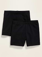 Image number 1 showing, 2-Pack Biker Shorts for Toddler Girls