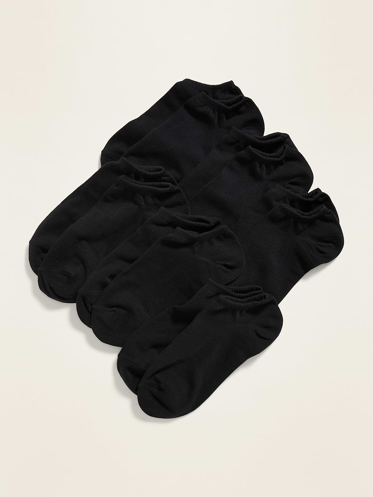 Image 1 de 1, Le paquet comprend 6 paires de chaussettes à la cheville., Ouvertures en tricot côtelé à la cheville, Coutures entaillées aux orteils, Coutures entaillées aux orteils pour plus de confort, Produit #571368