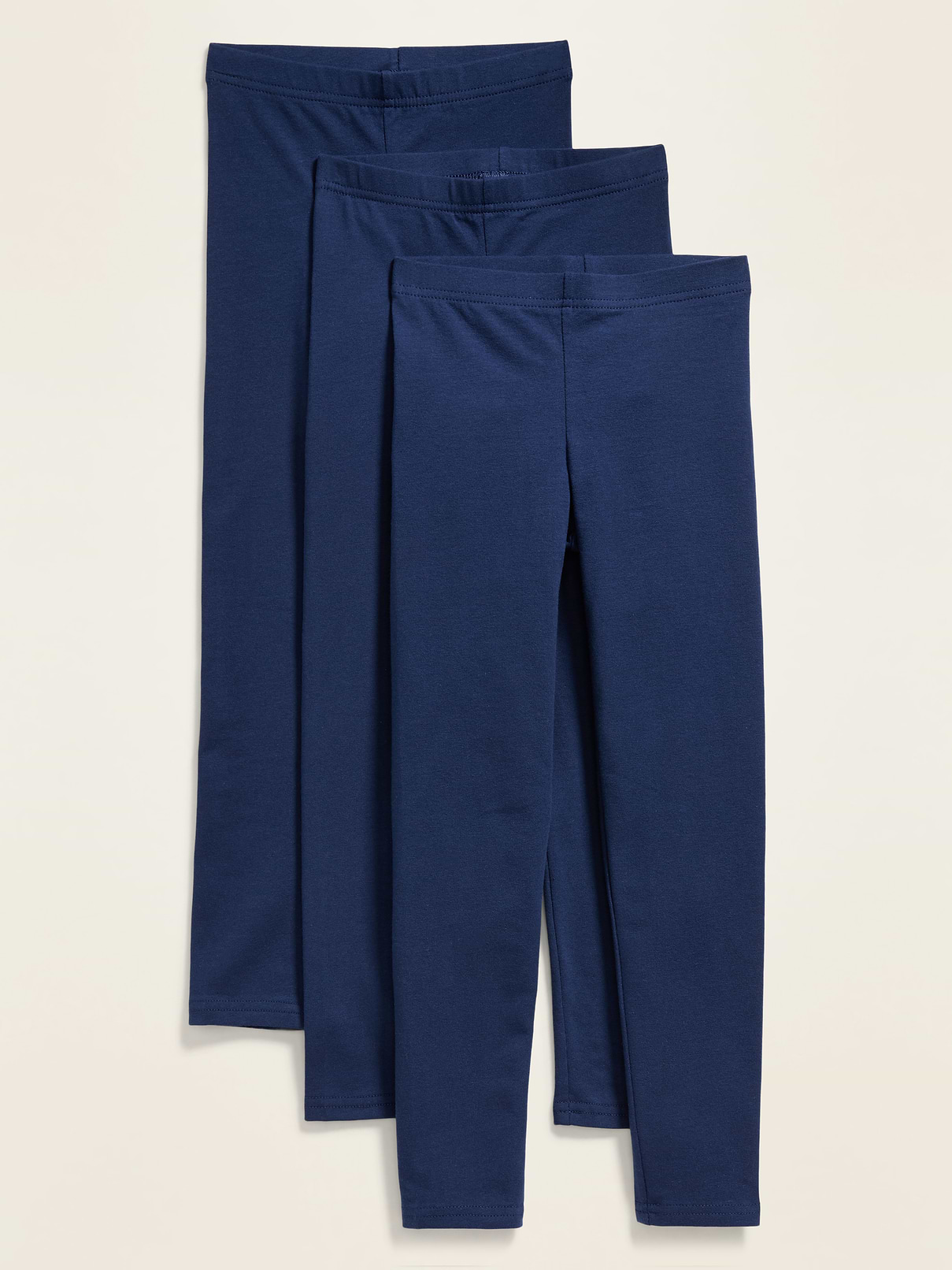 Image number 1 showing, Jersey Built-In Tough Leggings 3-Pack for Girls