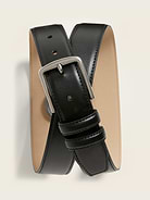 Image number 1 showing, Faux-Leather Belt
