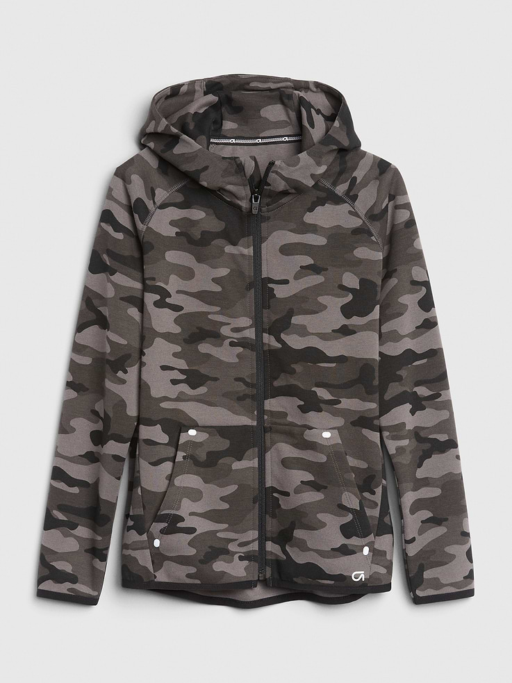 Image number 1 showing, GapFit Kids Fit Tech Hoodie