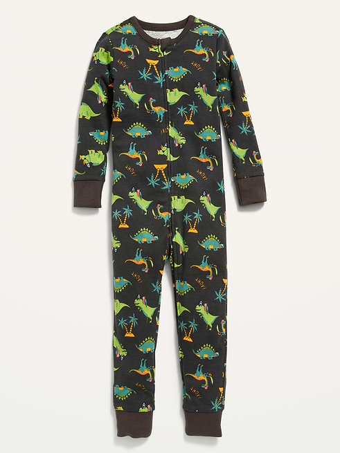 Unisex Unisex 2-Way-Zip Printed Pajama One-Piece for Toddler & Baby on clearance at Old Navy — 50% off