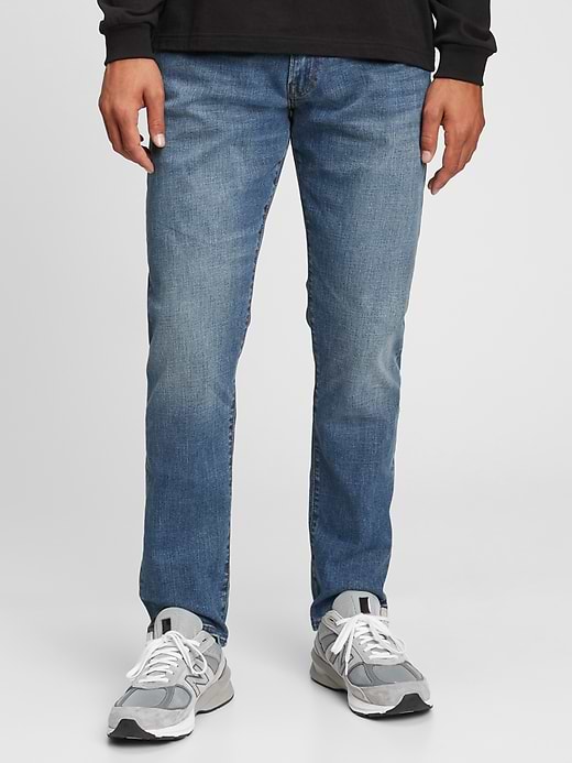 GAP Men's Athletic Taper Jeans (Medium Wash)