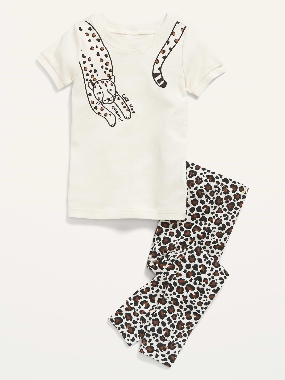 Image number 1 showing, Unisex Printed Pajama Set for Toddler & Baby