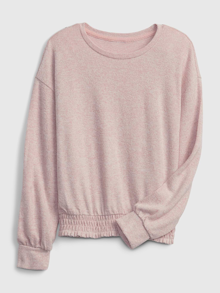 Image number 1 showing, Kids Softspun Smocked T-Shirt