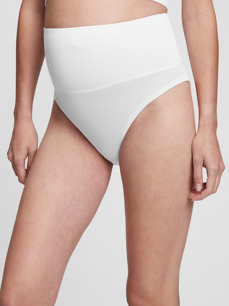 Image number 1 showing, Maternity Post-Baby High Rise Stretch Bikini