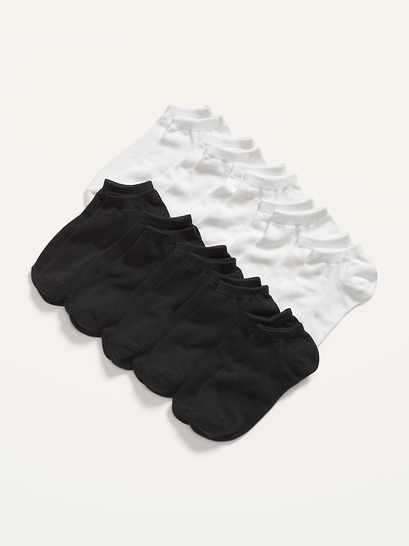Socquettes unisexes pour Enfant (paquet de 10 paires)