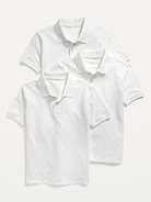 Image number 1 showing, School Uniform Polo Shirt 3-Pack for Boys