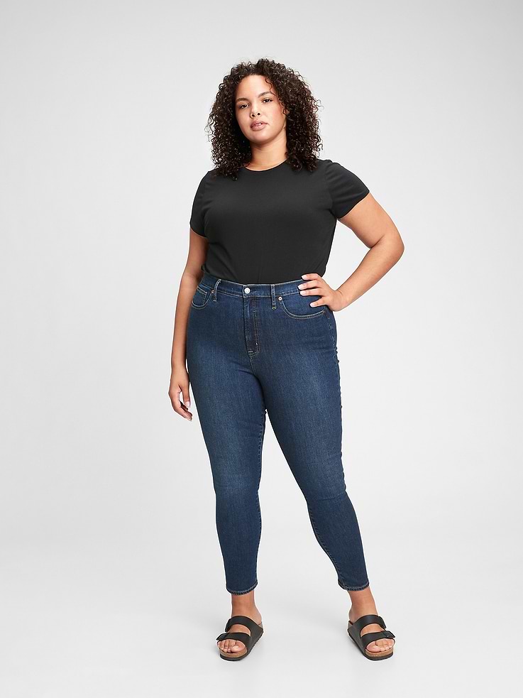 Image number 5 showing, Sky High Rise True Skinny Jeans with Secret Smoothing Pockets