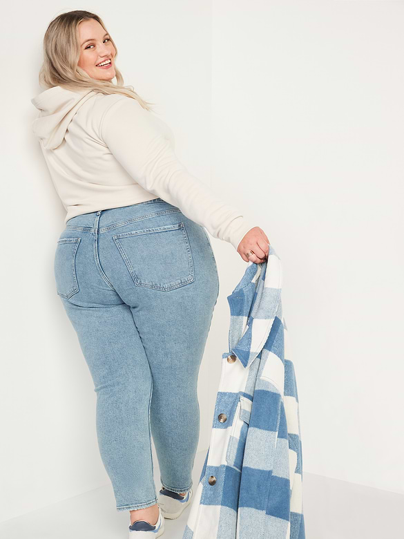Curvy High-Waisted OG Straight Jeans
