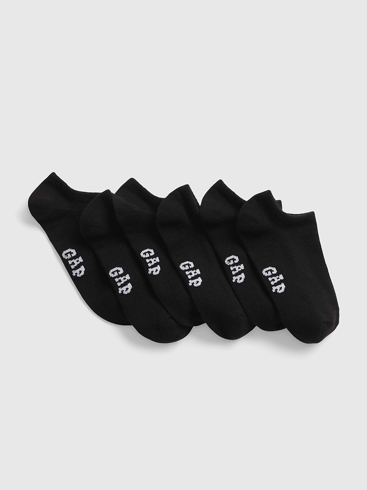 Image 1 de 1, Tricot doux et extensible., Partie supérieure côtelée., Pointe et talon renforcés., Logo imprimé sous le pied., Fait de polyester recyclé à 10 %. Comparativement aux matières vierges, l’utilisation de matières recyclées permet de réduire l’utilisation des ressources et le gaspillage., Ce produit a été fabriqué dans une usine qui investit dans l’égalité des genres et l’autonomisation des femmes grâce au programme Reimagining Industry to Support Equality (RISE). Pour en savoir plus, visitez gapinc.com/equite ., Produit #810948
