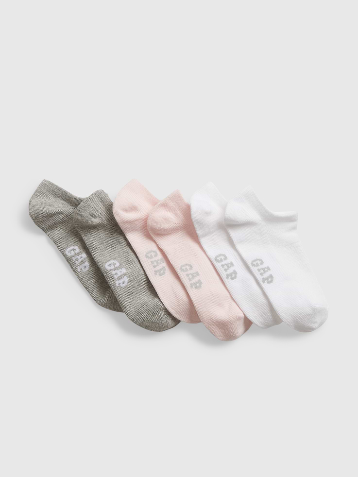 Image number 1 showing, Kids No Show Socks (3-Pack)