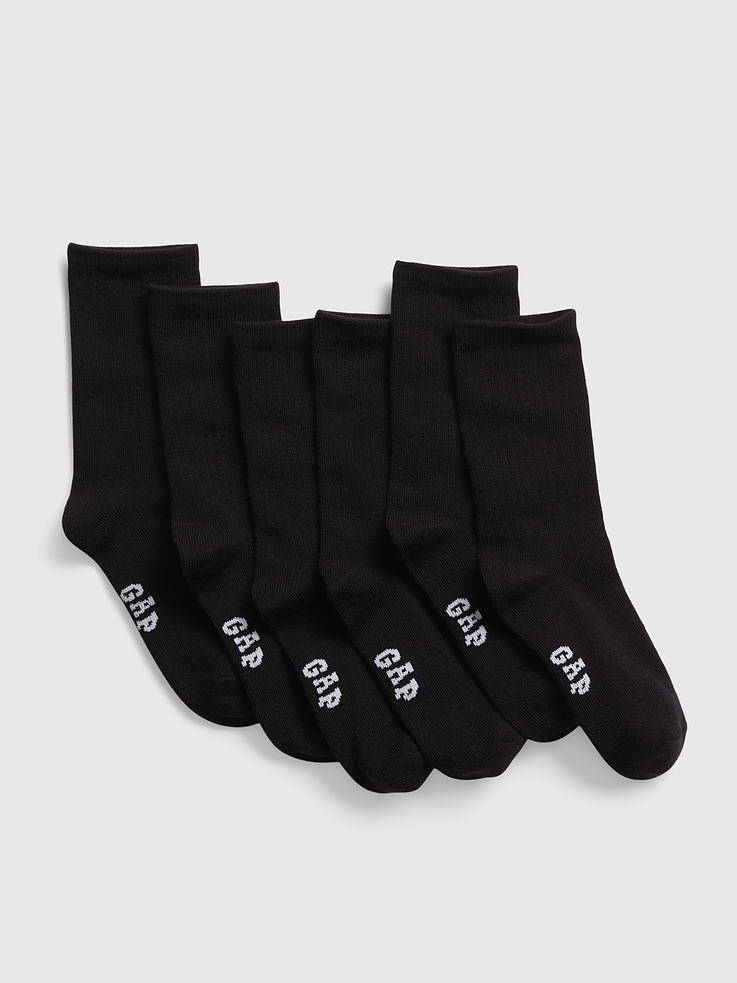 Image number 1 showing, Kids Crew Socks (3-Pack)