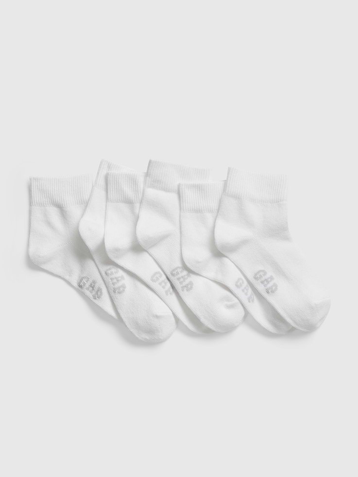 L'image numéro 1 présente Chaussettes courtes pour Enfant (paquet de 3 paires)