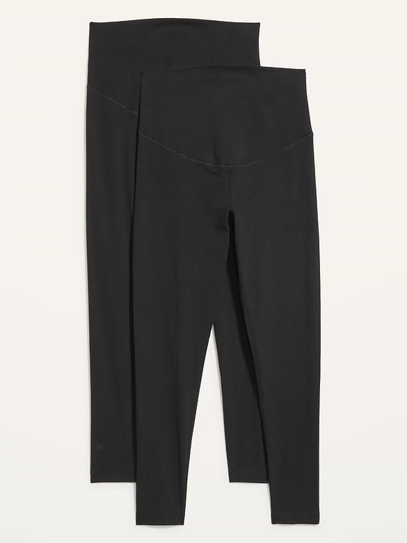 Maternity Full-Panel Leggings 2-Pack