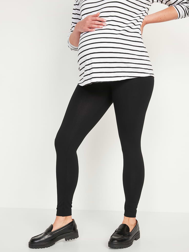 Image number 1 showing, Maternity Full-Panel Leggings