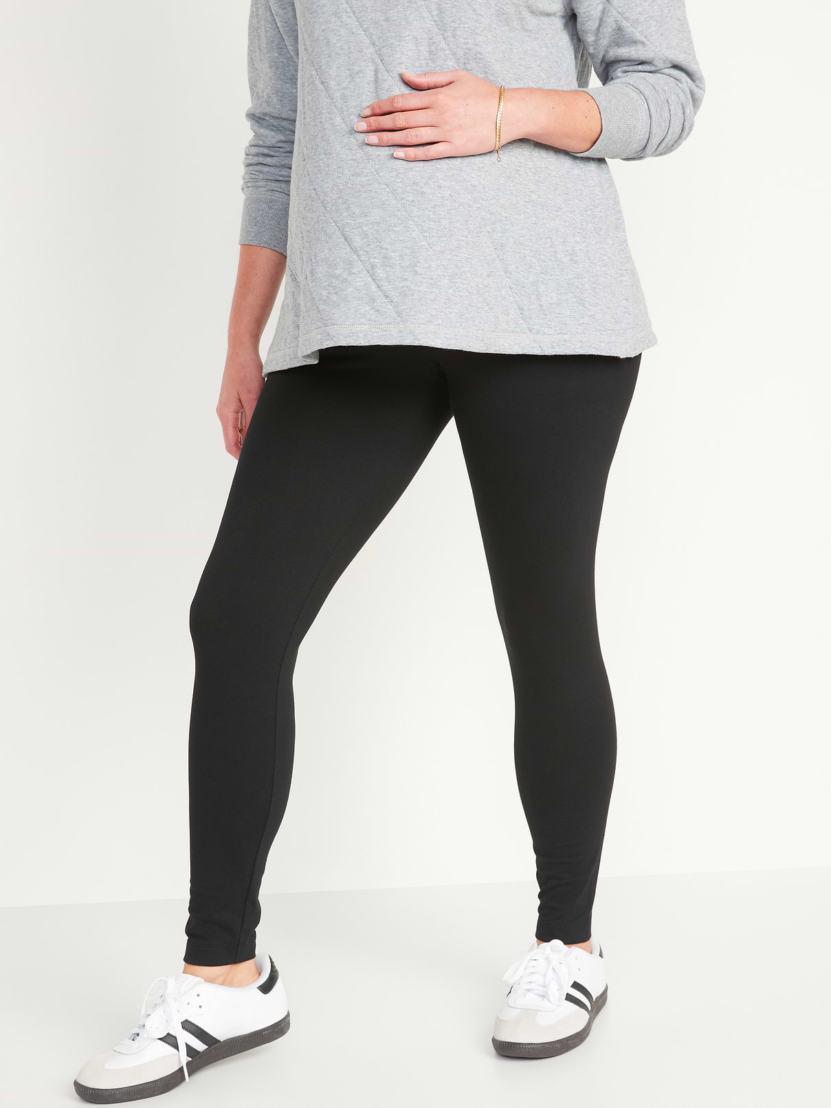 Image number 2 showing, Maternity Full-Panel Leggings 2-Pack