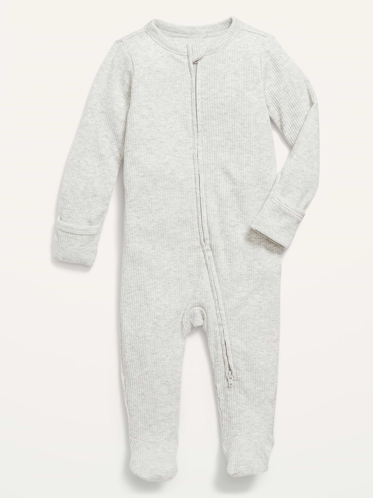 Image number 1 showing, Ribbed 2-Way-Zip Sleep & Play Footed One-Piece for Baby