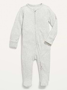 Image number 1 showing, Ribbed 2-Way-Zip Sleep & Play Footed One-Piece for Baby