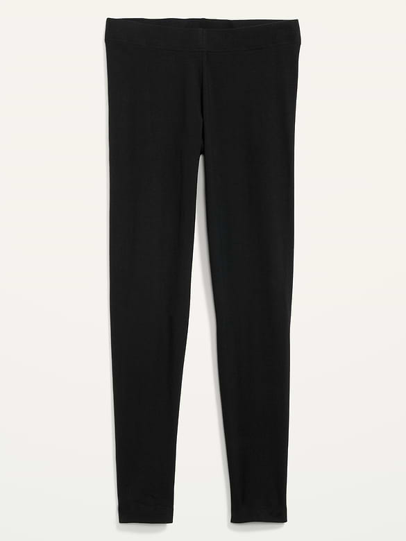 High-Waisted Jersey Fashion Layering Leggings