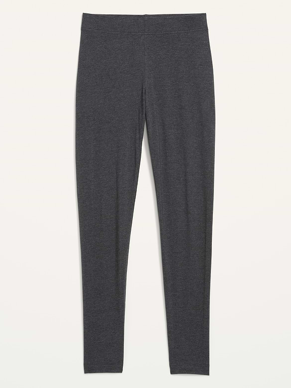 High-Waisted Jersey Fashion Layering Leggings