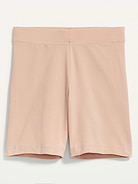 Image number 4 showing, High-Waisted Jersey Biker Shorts -- 6-inch inseam