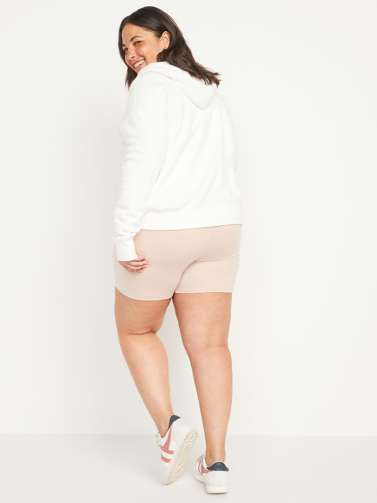 Image number 8 showing, High-Waisted Jersey Biker Shorts -- 6-inch inseam