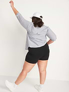 Image number 8 showing, High-Waisted Jersey Biker Shorts -- 6-inch inseam