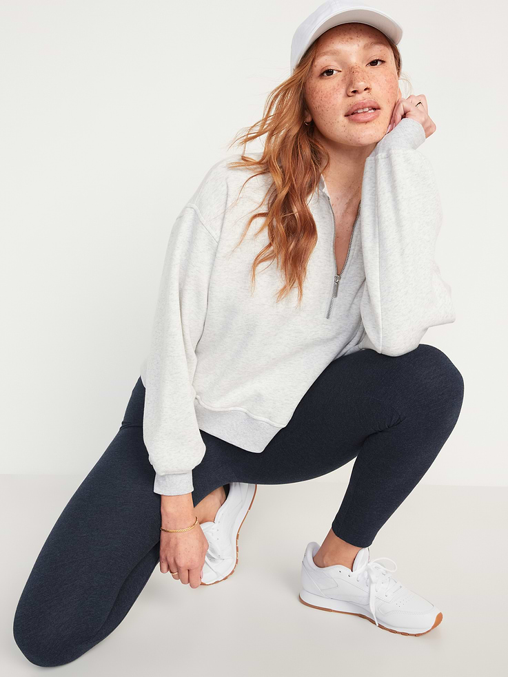 Image number 3 showing, High-Waisted Jersey Fashion Layering Leggings