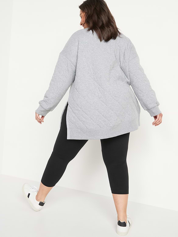 High-Waisted Fashion Layering Cropped Legging