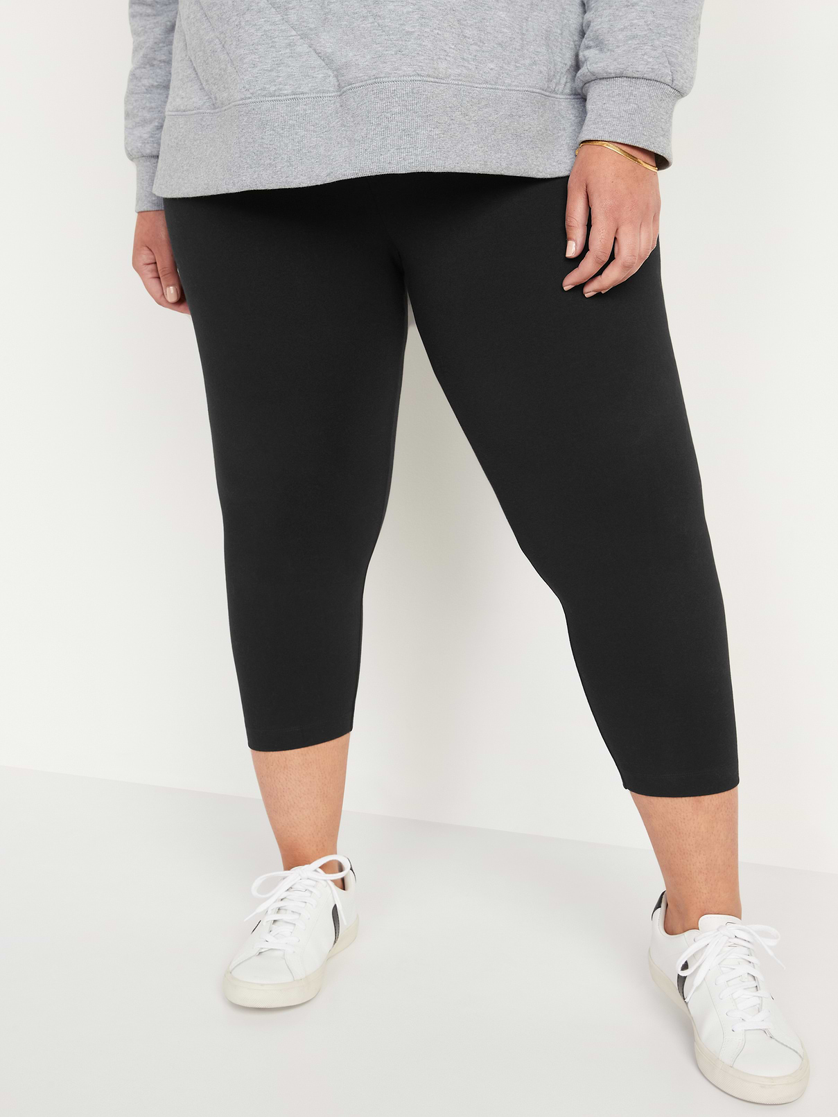 Image number 7 showing, High-Waisted Fashion Layering Cropped Legging