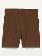Image number 4 showing, High-Waisted Jersey Biker Shorts -- 6-inch inseam