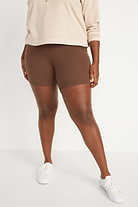 Image number 7 showing, High-Waisted Jersey Biker Shorts -- 6-inch inseam