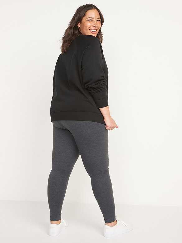 High-Waisted Jersey Fashion Layering Leggings