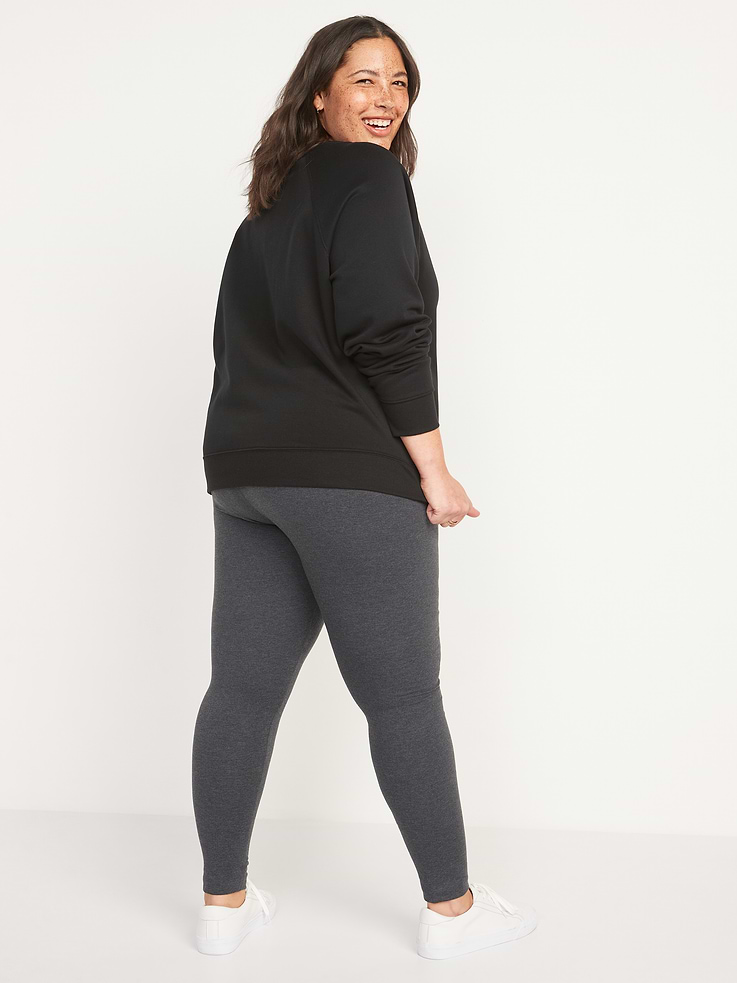 Image number 8 showing, High-Waisted Jersey Fashion Layering Leggings
