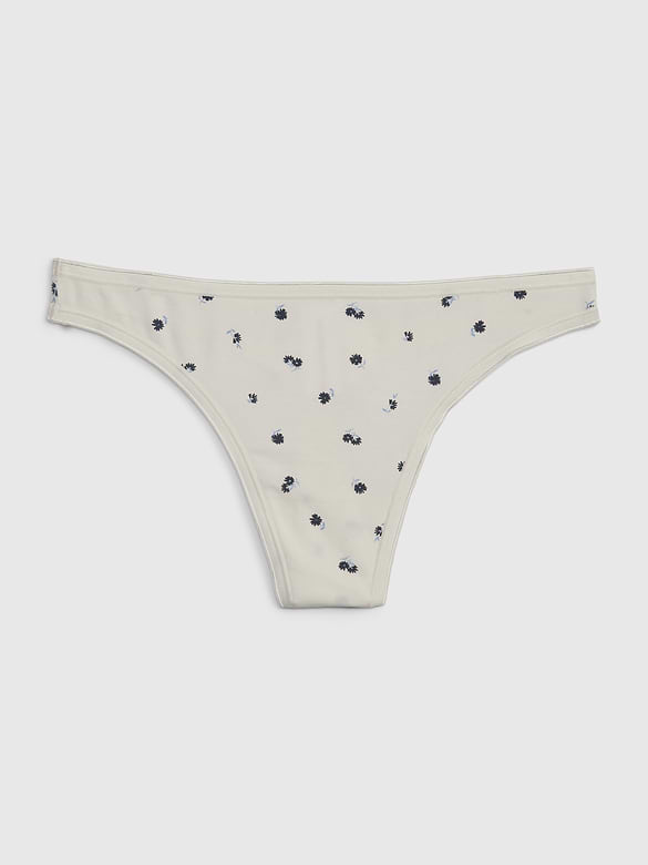 Stretch Cotton Thong