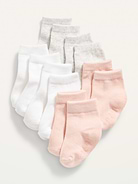 Image number 1 showing, Unisex Crew Socks 6-Pack for Toddler & Baby