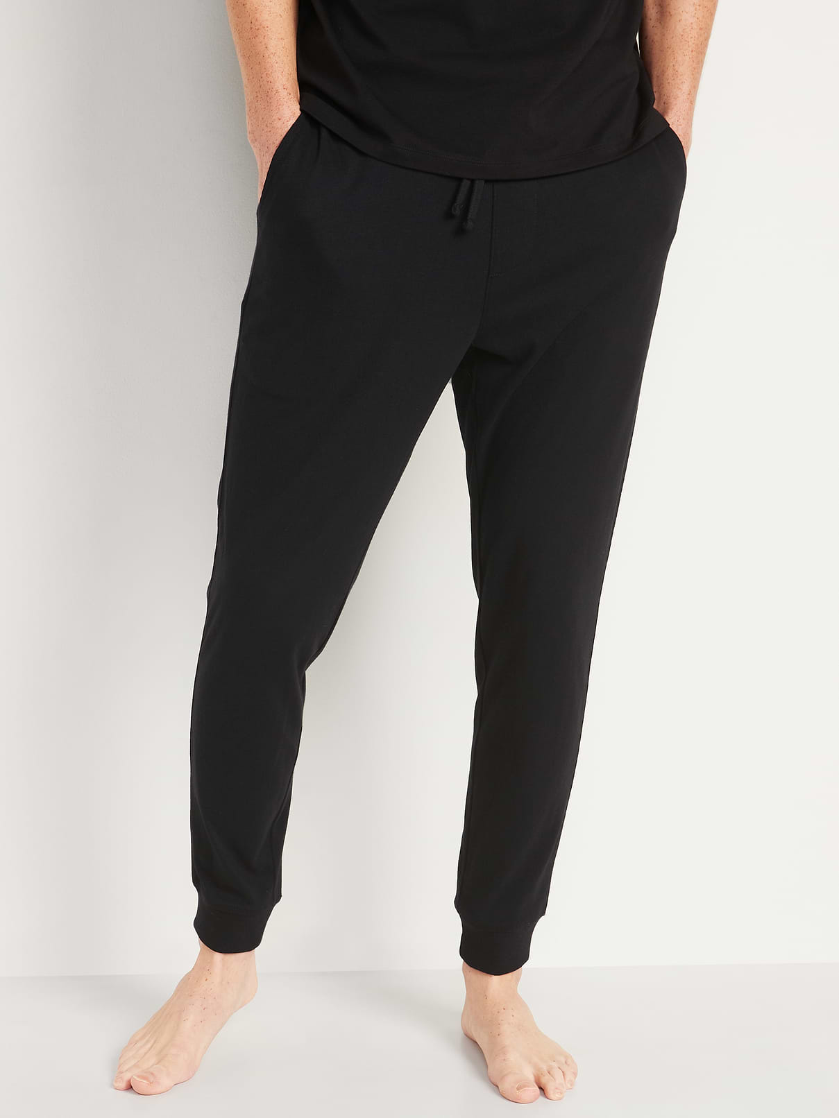 L'image numéro 1 présente Pantalon de jogging en tricot de jersey léger