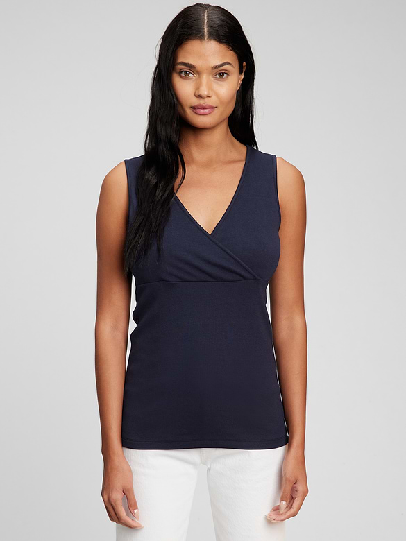 Camisole à encolure en V d’allaitement et de Maternité