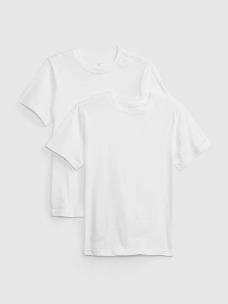 Image number 1 showing, Kids Organic Cotton Undershirt (2-Pack)