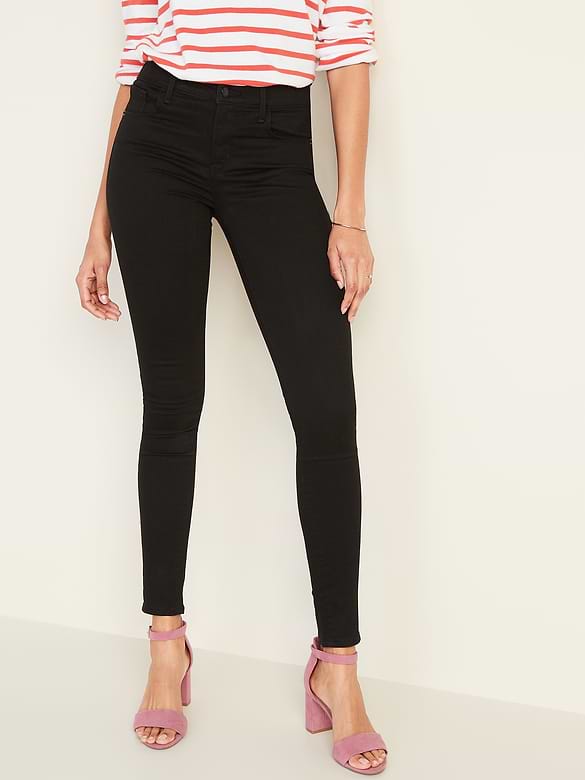 Mid-Rise Built-In Sculpt Never-Fade Rockstar Super Skinny Jeans for Women