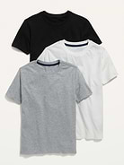Image number 1 showing, Softest Crew-Neck T-Shirt 3-Pack for Boys