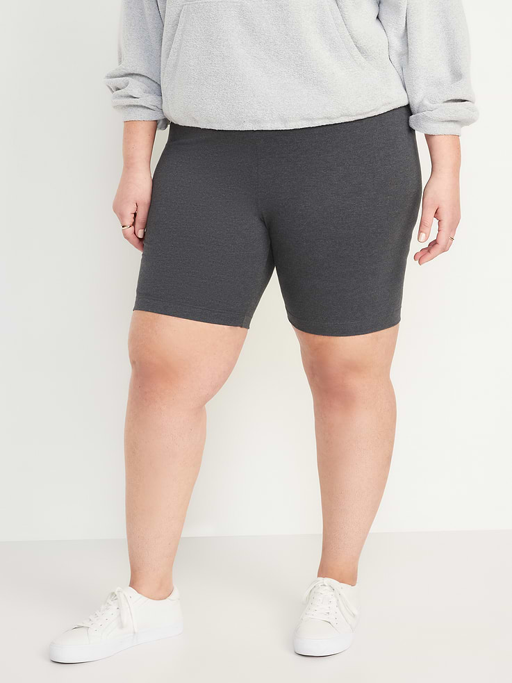 Image number 6 showing, High-Waisted Biker Shorts -- 8-inch inseam